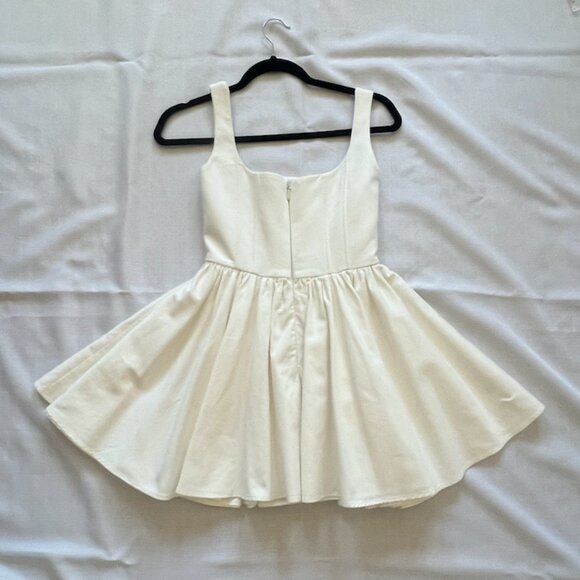 White Corset Mini Dress by Silvia Astore "The Annie Dress" from Annie's Ibiza - Picture 7 of 16